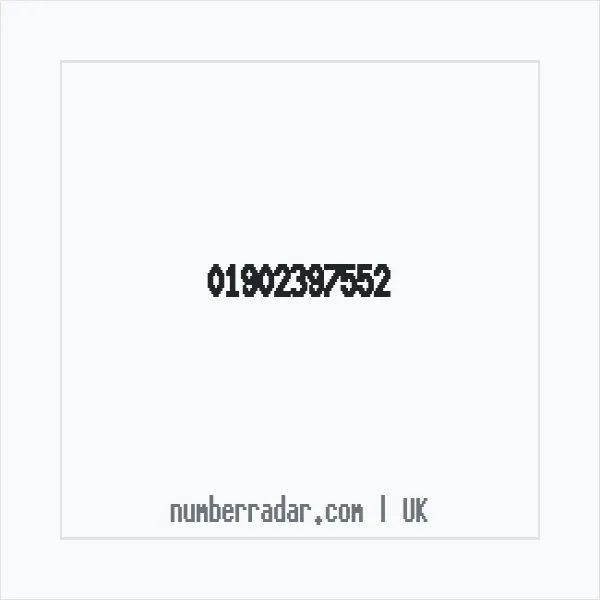Reverse number check for +44 1902 397552 — who called me?