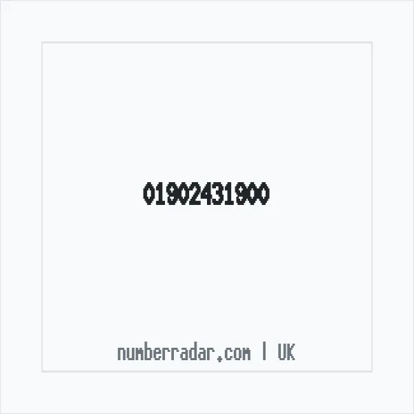 Reverse number check for +44 1902 431900 — who called me?