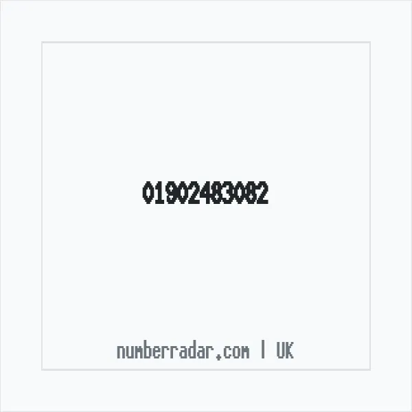 Reverse number check for +44 1902 483082 — who called me?