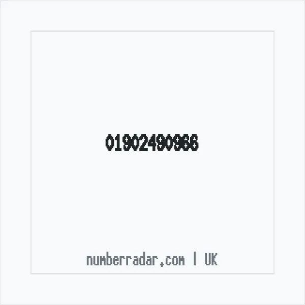 Reverse number check for +44 1902 490966 — who called me?