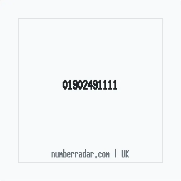 Reverse number check for +44 1902 491111 — who called me?