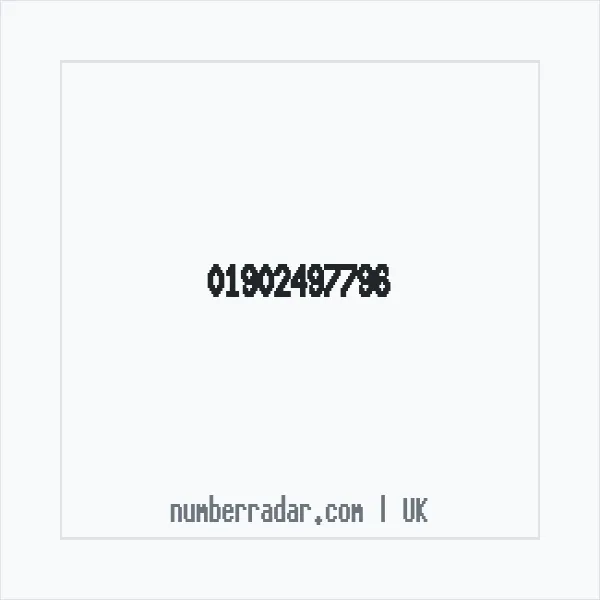 Reverse number check for +44 1902 497796 — who called me?