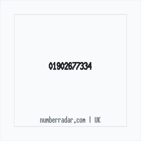 Reverse number check for +44 1902 677334 — who called me?