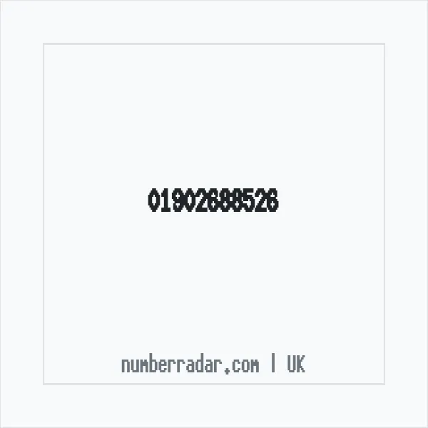 Reverse number check for +44 1902 688526 — who called me?