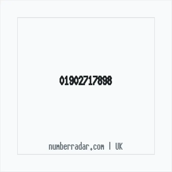 Reverse number check for +44 1902 717898 — who called me?