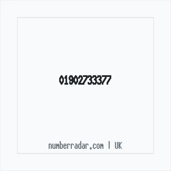 Reverse number check for +44 1902 733377 — who called me?
