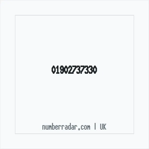 Reverse number check for +44 1902 737330 — who called me?