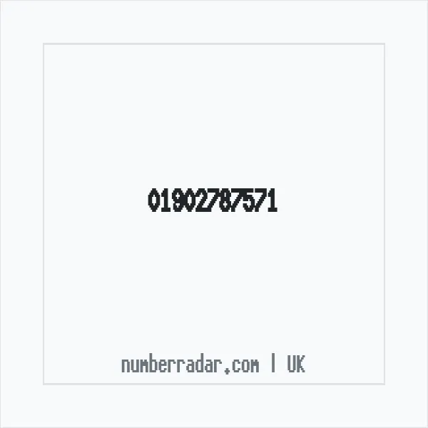 Reverse number check for +44 1902 787571 — who called me?
