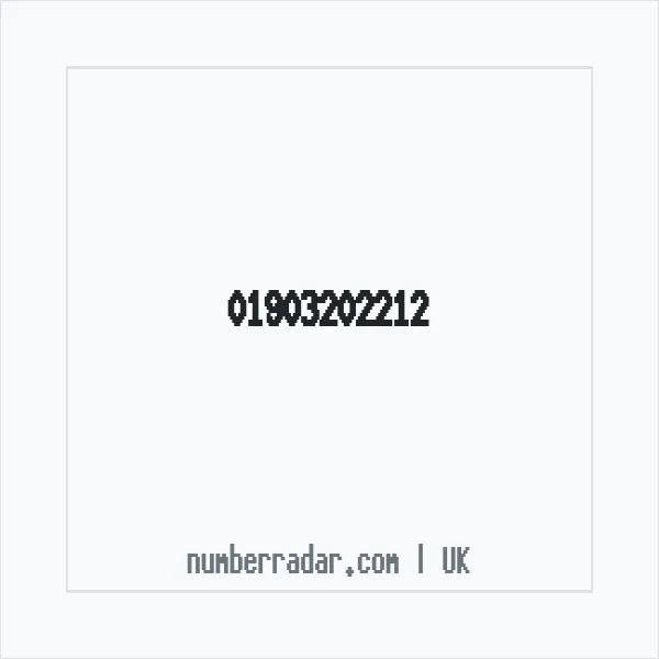 Reverse number check for +44 1903 202212 — who called me?
