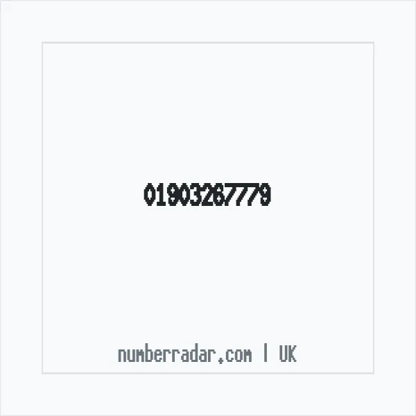 Reverse number check for +44 1903 267779 — who called me?