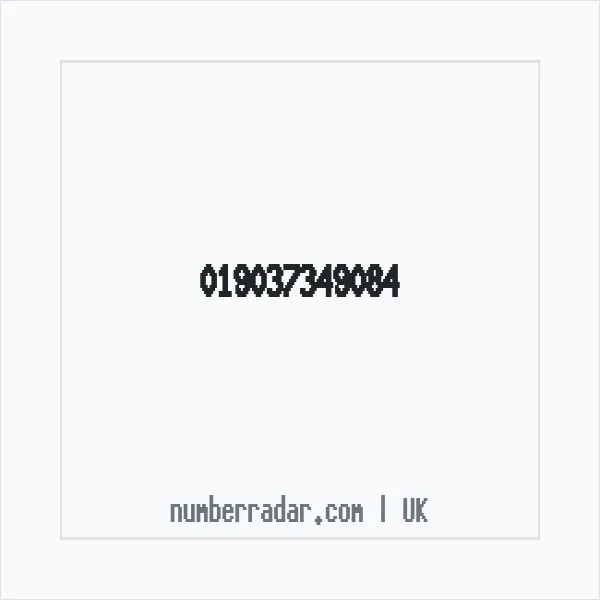 Reverse number check for +44 (1903) 734-908 — who called me?