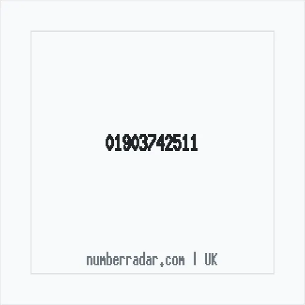 Reverse number check for +44 1903 742511 — who called me?
