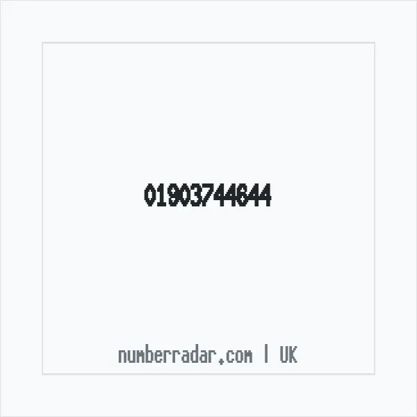 Reverse number check for +44 1903 744644 — who called me?
