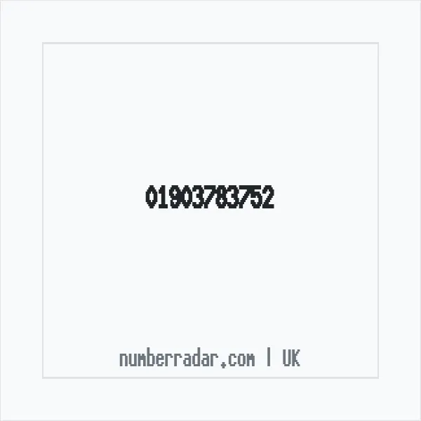 Reverse number check for +44 1903 783752 — who called me?