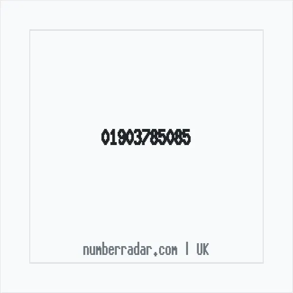 Reverse number check for +44 1903 785085 — who called me?
