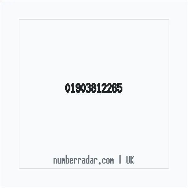 Reverse number check for +44 1903 812265 — who called me?
