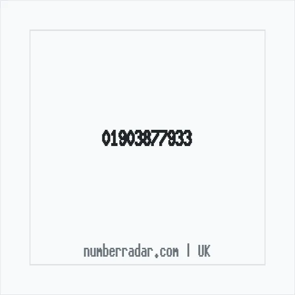 Reverse number check for +44 1903 877933 — who called me?