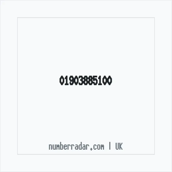 Reverse number check for +44 1903 885100 — who called me?