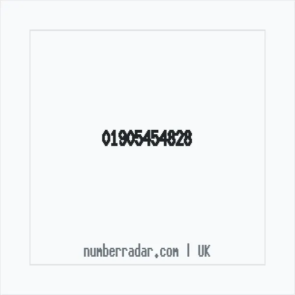Reverse number check for +44 1905 454828 — who called me?
