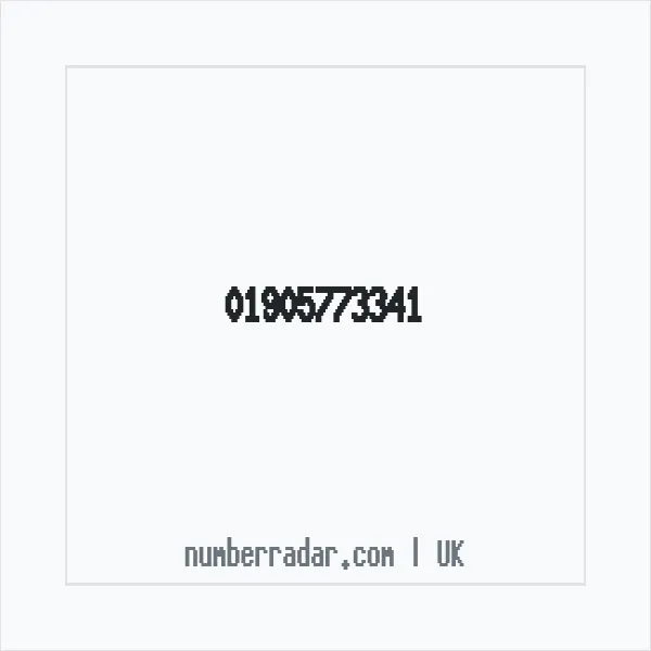 Reverse number check for +44 1905 773341 — who called me?