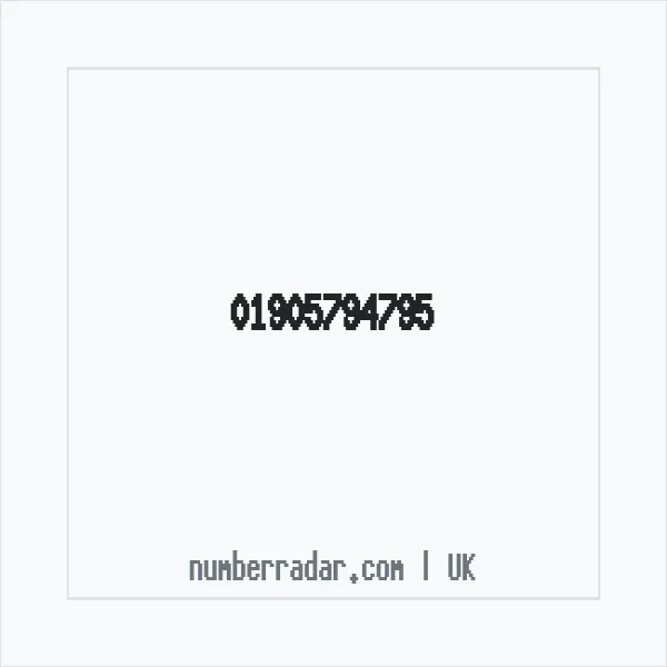 Reverse number check for +44 1905 794795 — who called me?
