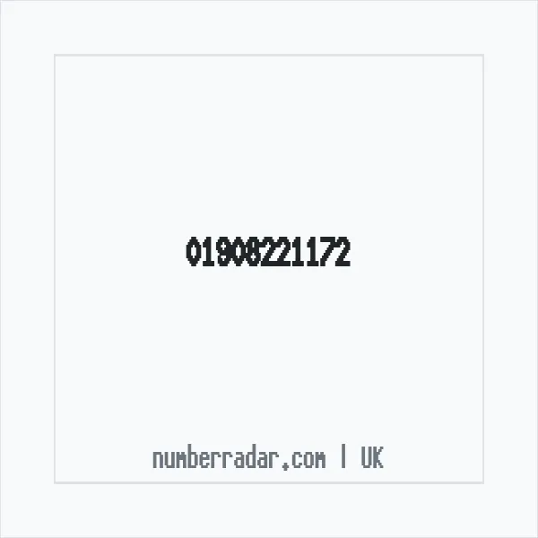 Reverse number check for +44 1908 221172 — who called me?