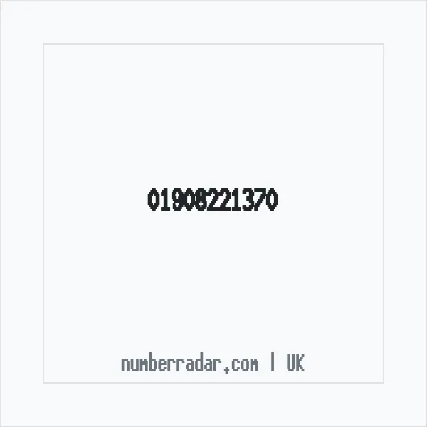 Reverse number check for +44 1908 221370 — who called me?