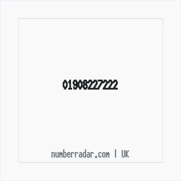 Reverse number check for +44 1908 227222 — who called me?