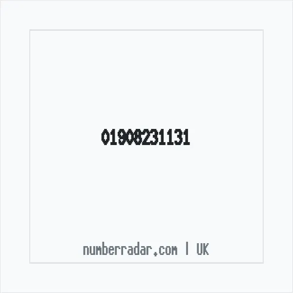 Reverse number check for +44 1908 231131 — who called me?