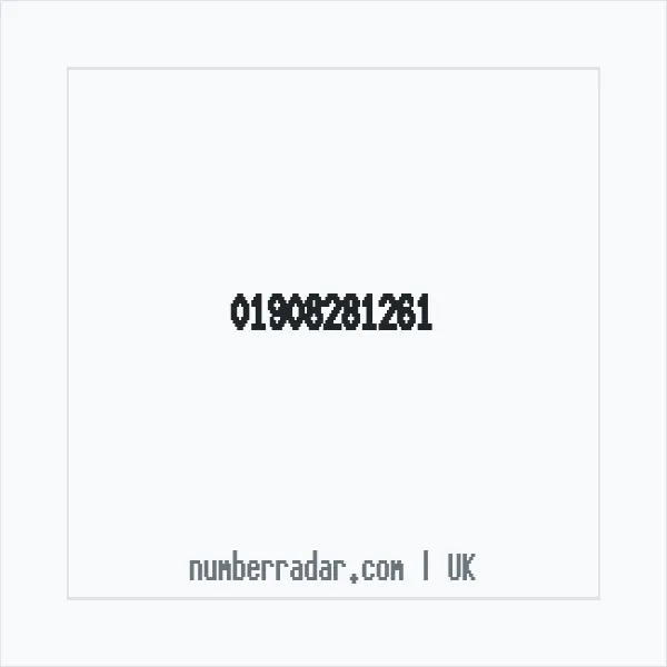 Reverse number check for +44 1908 281261 — who called me?