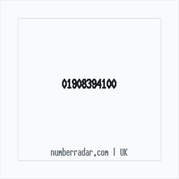Reverse number check for +44 1908 394100 — who called me?