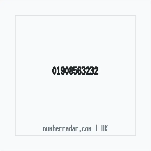 Reverse number check for +44 1908 563232 — who called me?