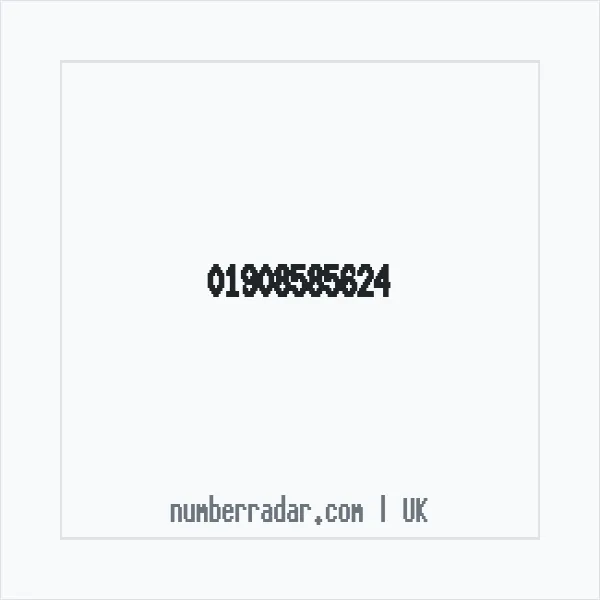 Reverse number check for +44 1908 585624 — who called me?
