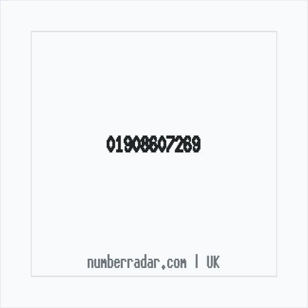 Reverse number check for +44 1908 607269 — who called me?