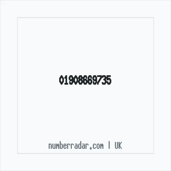 Reverse number check for +44 1908 669735 — who called me?