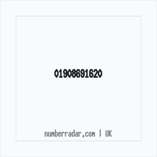 Reverse number check for +44 1908 691620 — who called me?