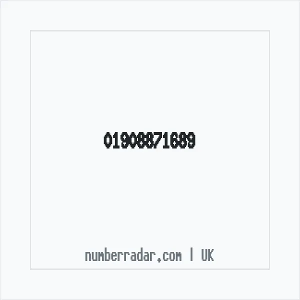 Reverse number check for +44 1908 871689 — who called me?