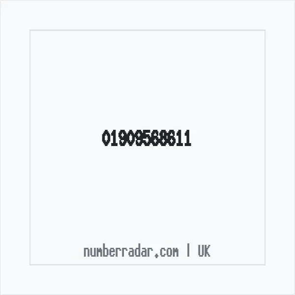 Reverse number check for +44 1909 568611 — who called me?