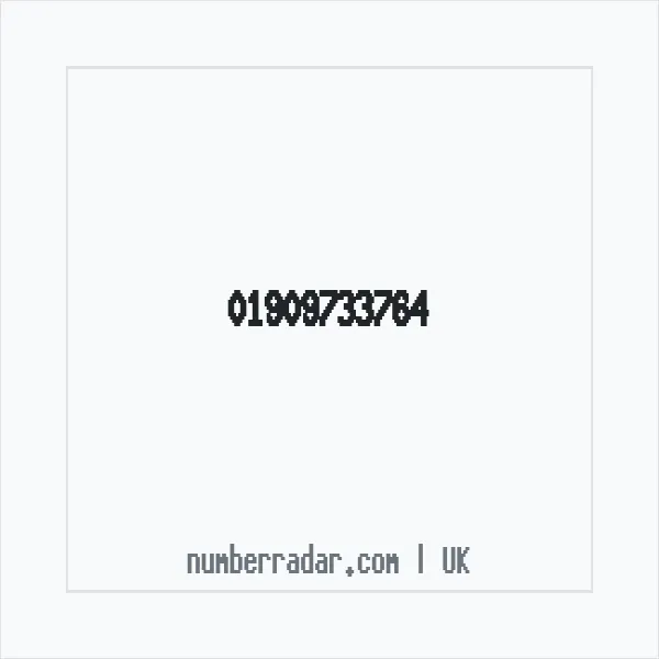Reverse number check for +44 1909 733764 — who called me?