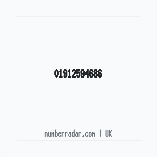 Reverse number check for +44 1912 594686 — who called me?