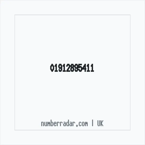 Reverse number check for +44 1912 895411 — who called me?