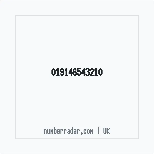 Reverse number check for +44 (1914) 654-321 — who called me?