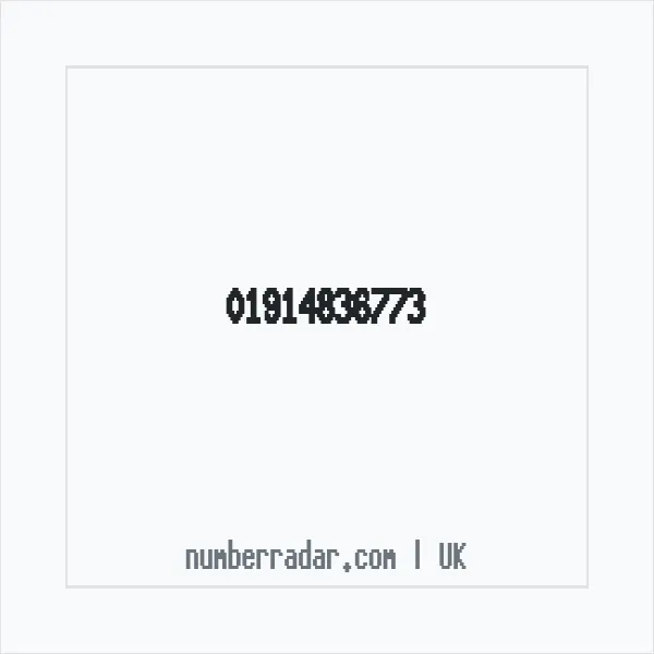 Reverse number check for +44 1914 836773 — who called me?