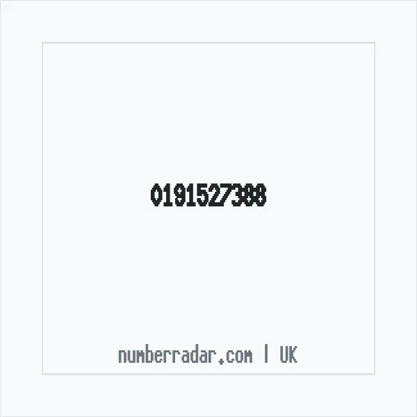 Reverse number check for +44 191527388 — who called me?