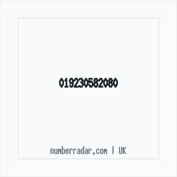 Reverse number check for +44 (1923) 058-208 — who called me?