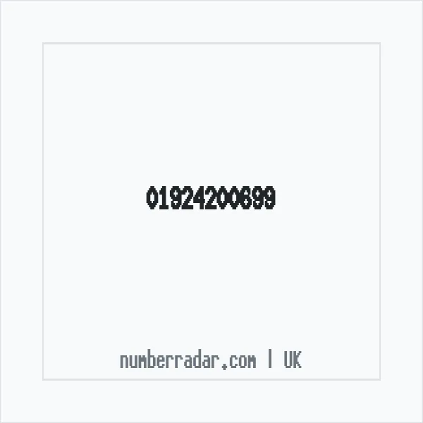 Reverse number check for +44 1924 200699 — who called me?