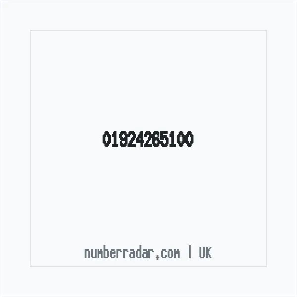 Reverse number check for +44 1924 265100 — who called me?