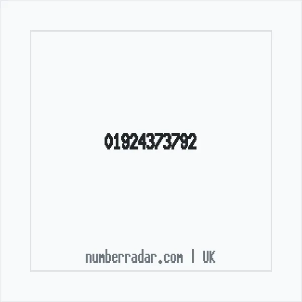 Reverse number check for +44 1924 373792 — who called me?