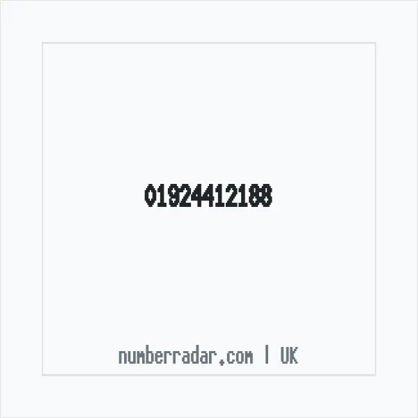 Reverse number check for +44 1924 412188 — who called me?