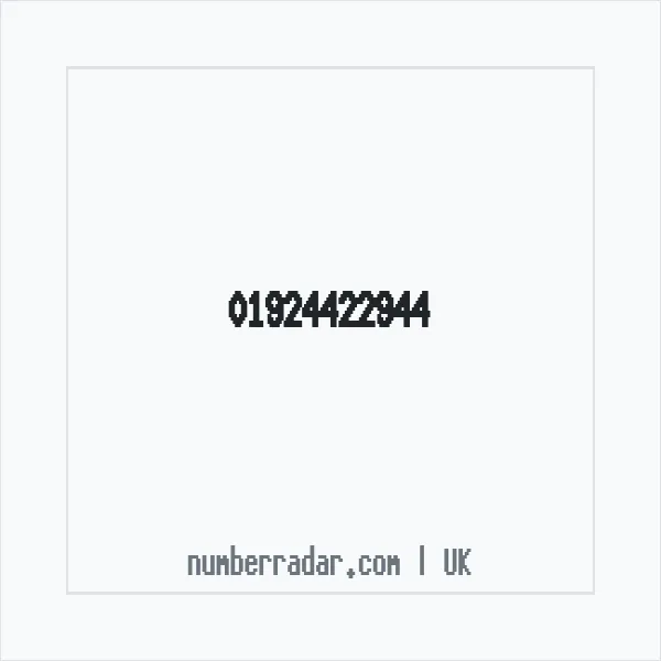 Reverse number check for +44 1924 422944 — who called me?